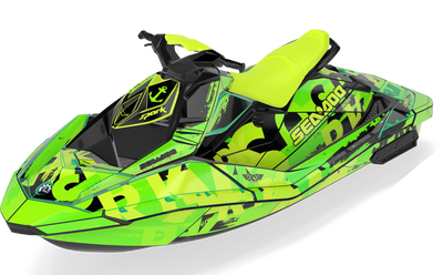 Anchor Sea-Doo Spark Graphics Manta Black Premium Coverage