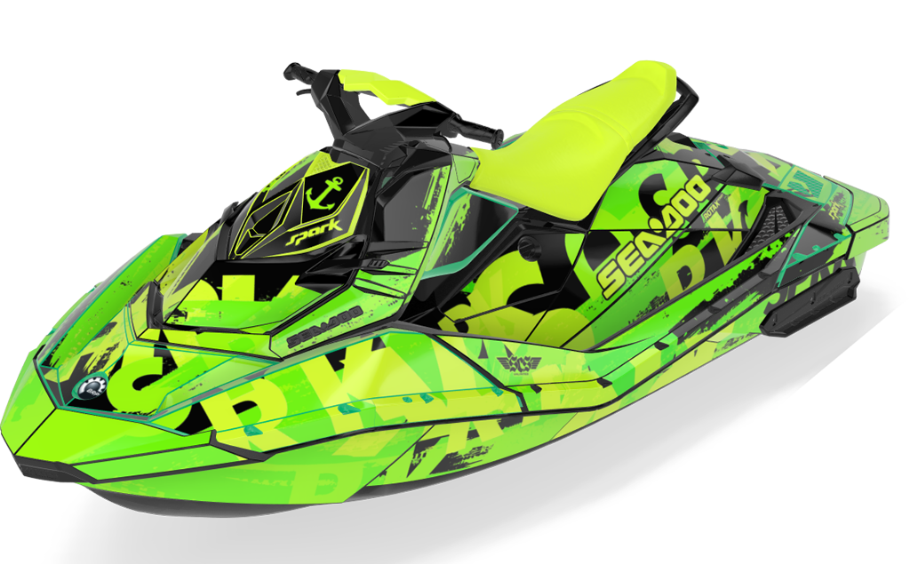 Anchor Sea-Doo Spark Graphics Manta Black Max Coverage