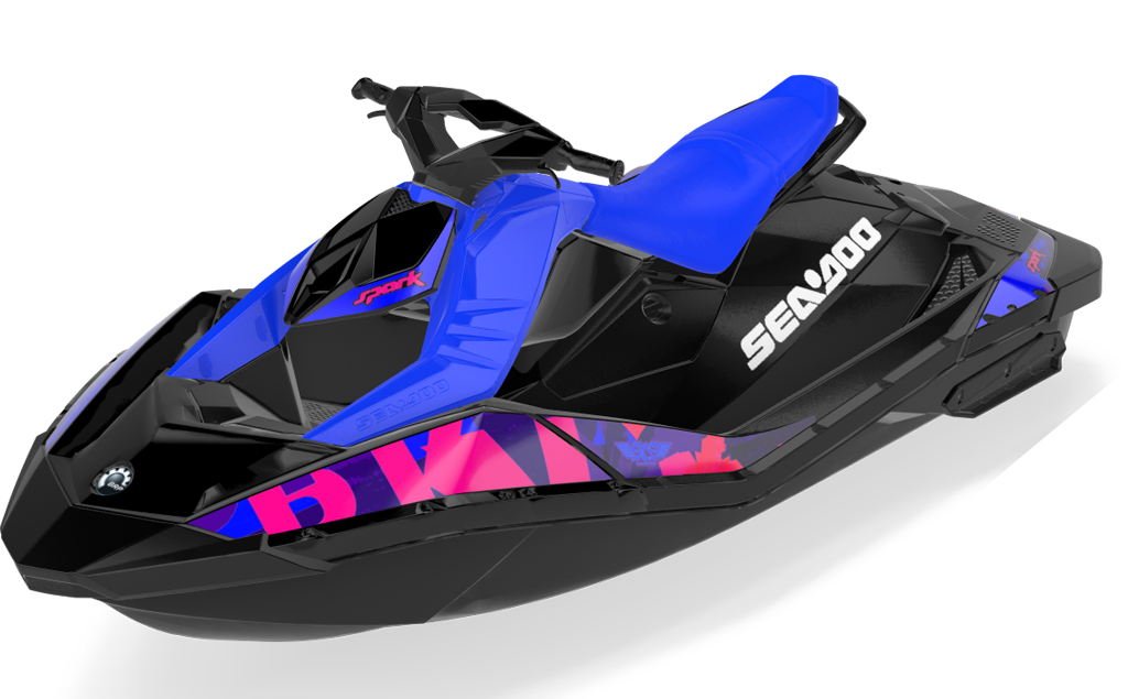 Anchor Sea-Doo Spark Graphics Red Grey Less Coverage