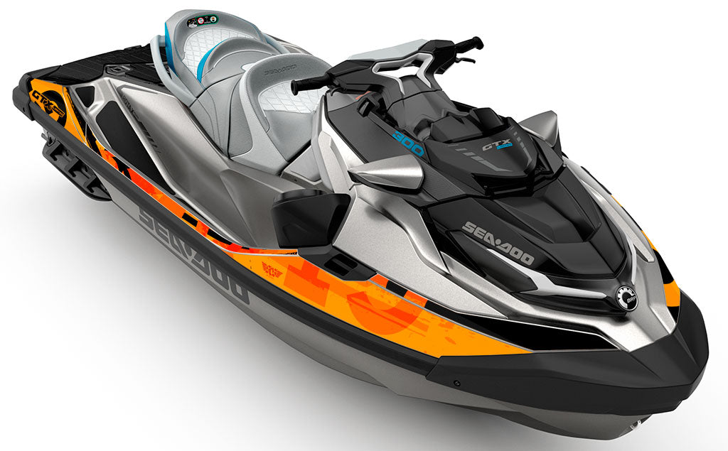 Anchor Orange Black Sea-Doo GTX Graphics