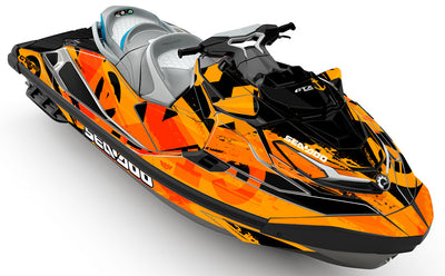 Anchor Orange Black Sea-Doo GTX Graphics