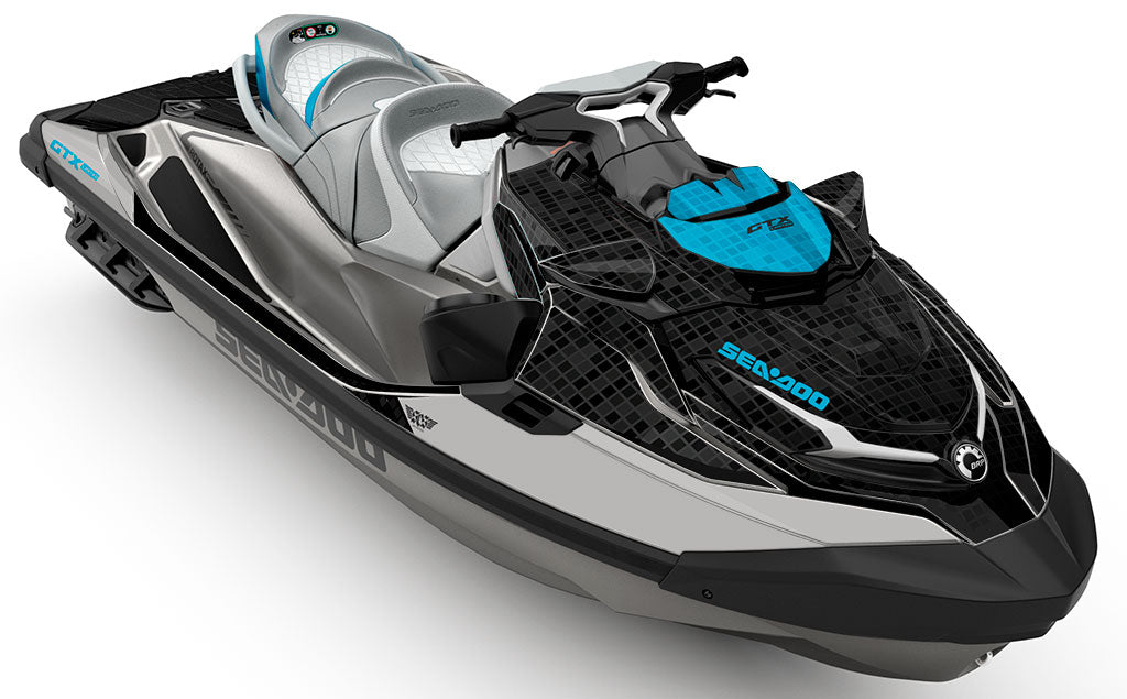 Backsplash Grey Cyan Sea-Doo GTX Graphics