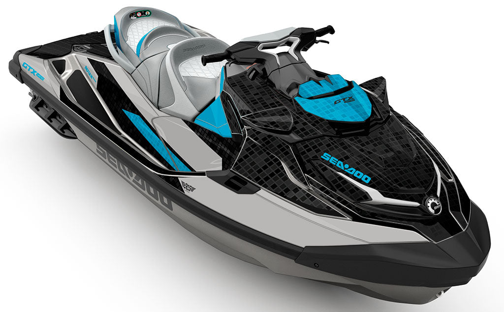 Backsplash Grey Cyan Sea-Doo GTX Graphics