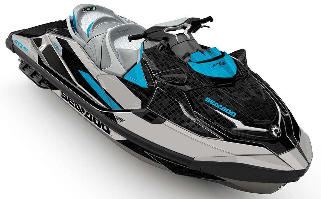 Backsplash Grey Cyan Sea-Doo GTX Graphics