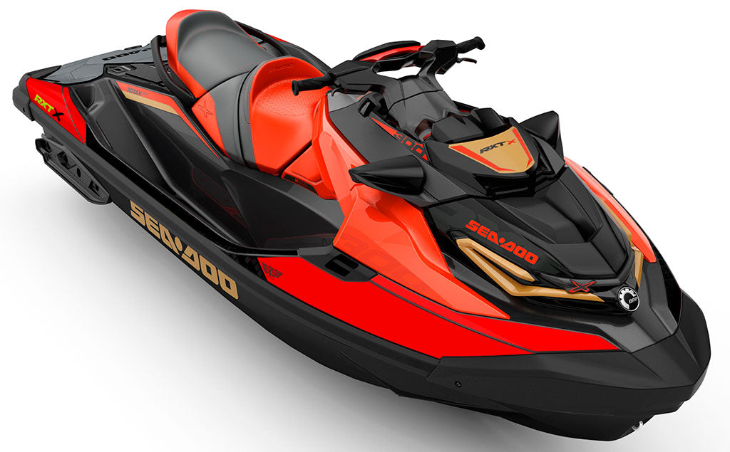 Backsplash Red Green Sea-Doo RXT Graphics