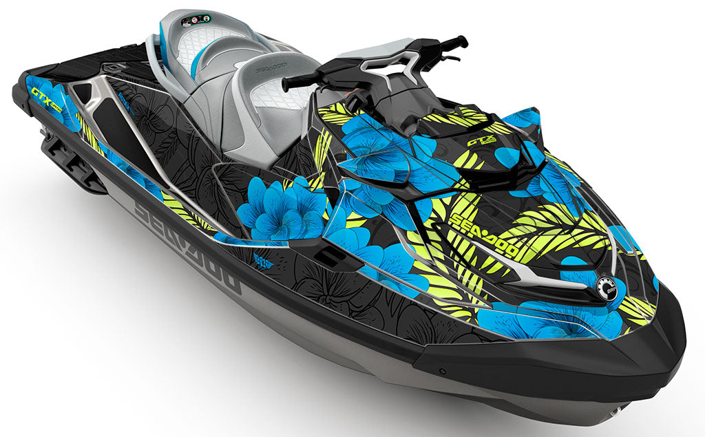 Bloom Blue Green Sea-Doo GTX Graphics