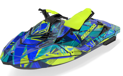 Bull Shark Sea-Doo Spark Graphics Manta Grey Max Coverage