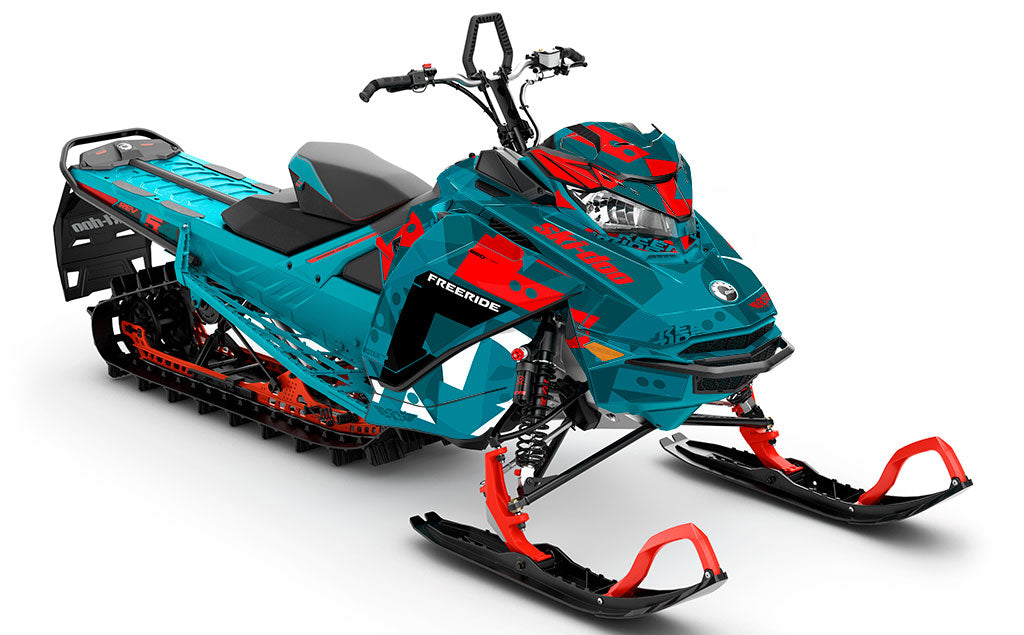 Champ Black Pink Ski-Doo REV Gen4 Freeride Premium Sled Wrap