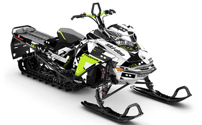 Champ Manta Rhodamine Ski-Doo REV Gen4 Freeride Premium Coverage Sled Wrap