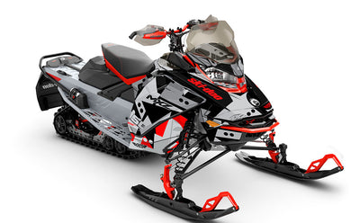 Champ Red Black Ski-Doo REV Gen4 MXZ Full Coverage Sled Wrap