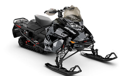 Champ Black Grey Ski-Doo REV Gen4 MXZ Full Coverage Sled Wrap