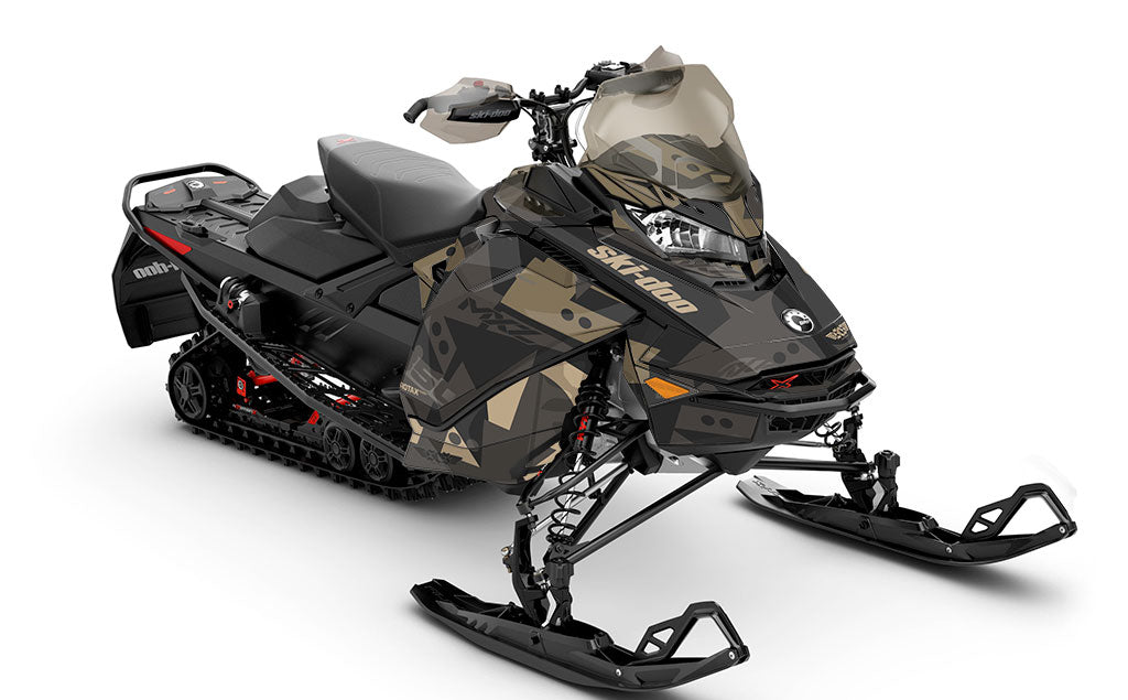 Champ DrkGrey Tan Ski-Doo REV Gen4 MXZ Full Coverage Sled Wrap