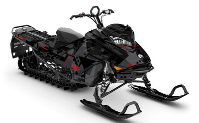 Champ Black Red Ski-Doo REV Gen4 Summit Premium Coverage Sled Wrap