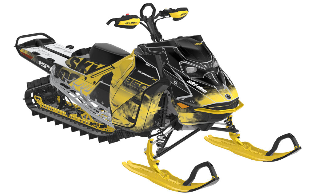 Coldsmoke Ski-Doo REV Gen5 Mountain Black VintageYellow Full Coverage