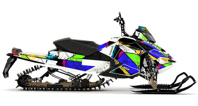 Color Burst Ski-Doo REV-XP Sled Wrap