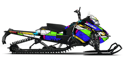 Color Burst Ski-Doo REV-XM Sled Wrap