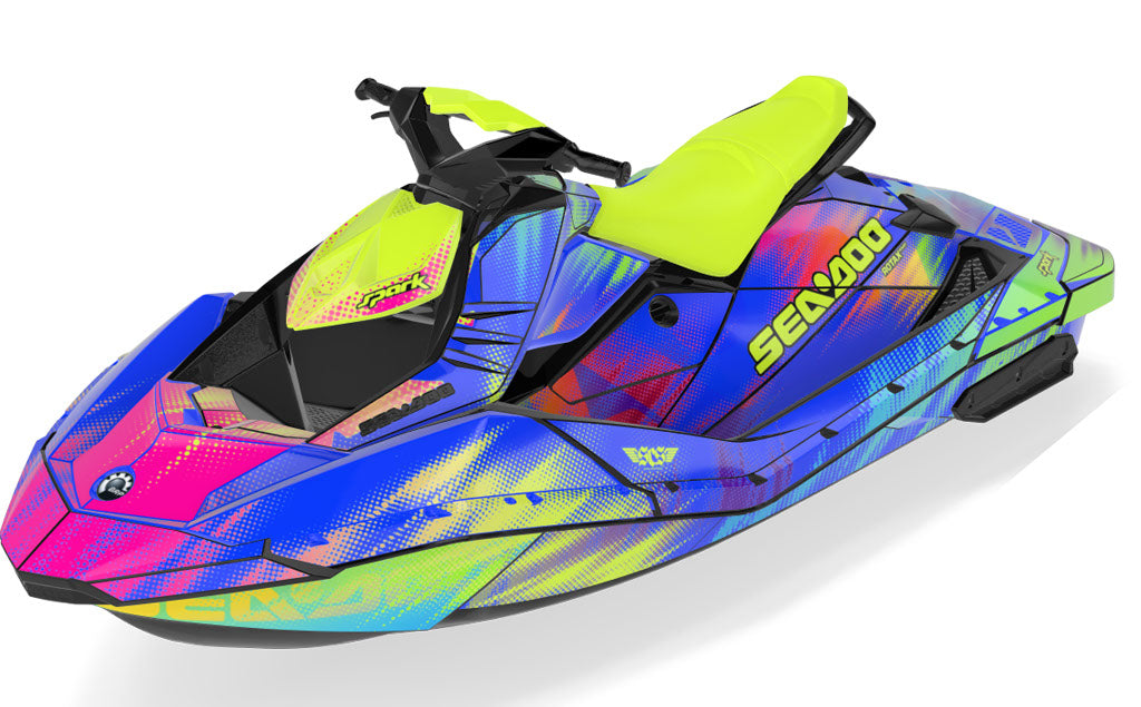 Coral Sea-Doo Spark Graphics Labrador Manta Premium Coverage