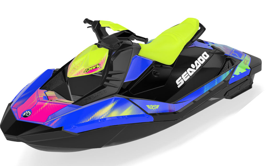 Coral Sea-Doo Spark Graphics Labrador Manta Partial Coverage
