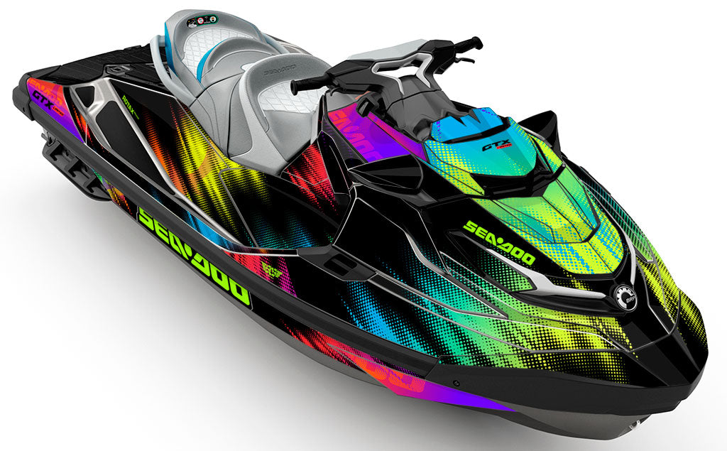 Coral Coral Sea-Doo GTX Graphics
