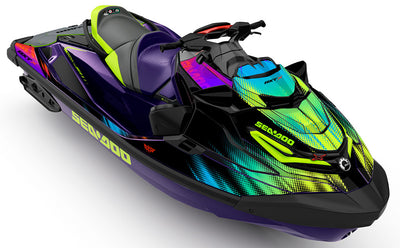Coral Partial Sea-Doo RXT Graphics