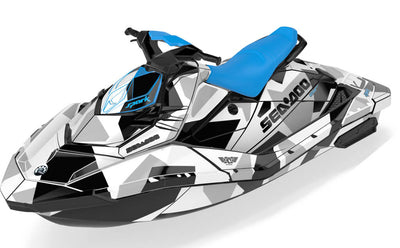 Covert Sea-Doo Spark Graphics Black White Max Coverage