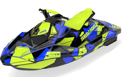 Covert Sea-Doo Spark Graphics Red Manta Less Coverage