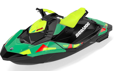 Covert Sea-Doo Spark Graphics Red Manta Full Coverage