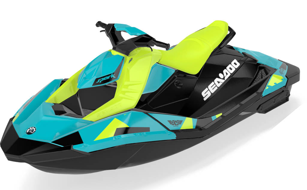 Covert Sea-Doo Spark Graphics Black White Max Coverage