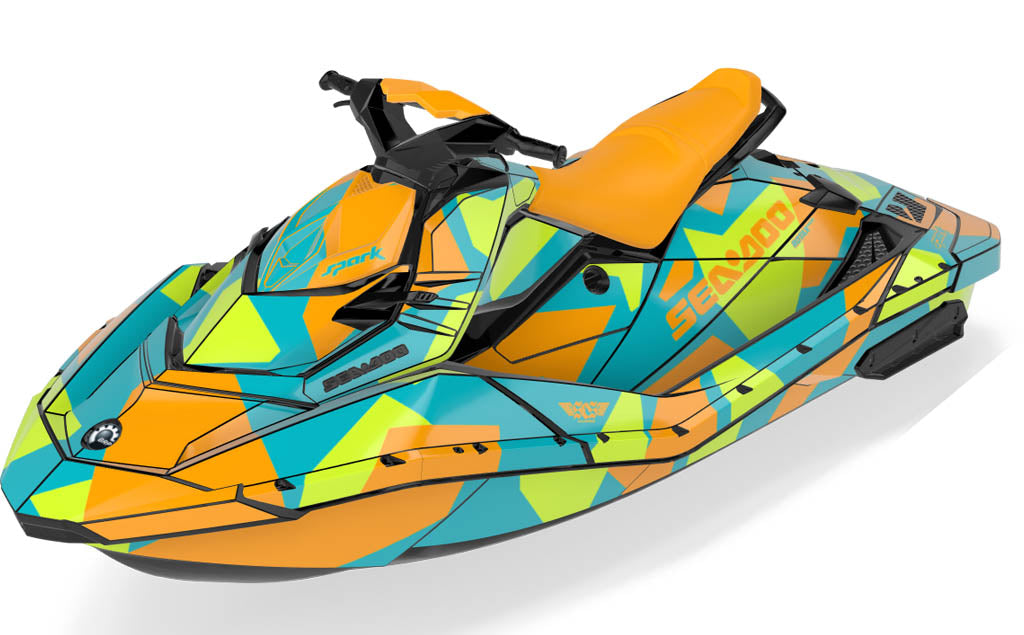 Covert Sea-Doo Spark Graphics Reef Manta Partial Coverage