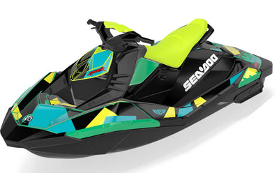 Covert Sea-Doo Spark Graphics Yellow Reef Full Coverage