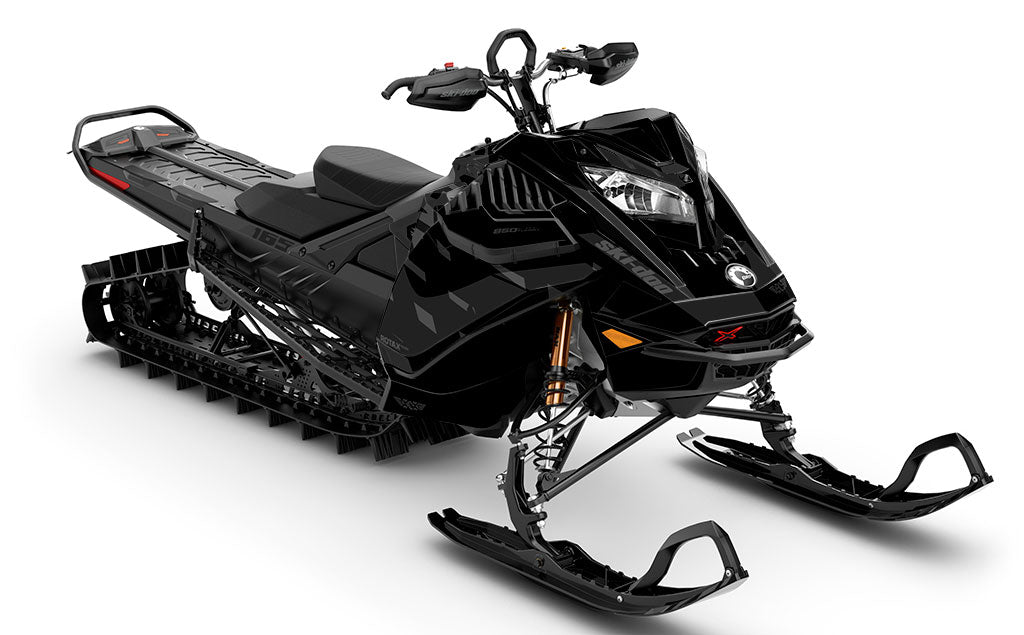 CrossUp Black Grey Ski-Doo REV Gen4 LWH - Summit Less Coverage Sled Wrap