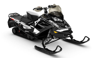 Descent Green White Ski-Doo REV Gen4 Renegade Full Coverage Sled Wrap