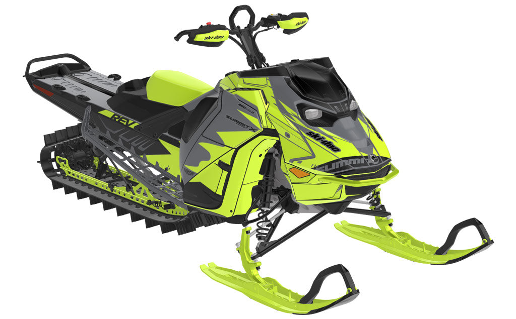 Descent Ski-Doo REV Gen5 Sled Wrap Partial Coverage