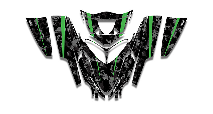 Digi Camo Sled Wraps - SCS Unlimited 