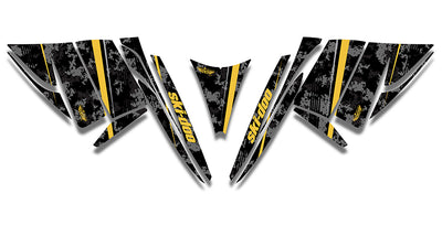 Digi Camo Ski-Doo REV Sled Wrap