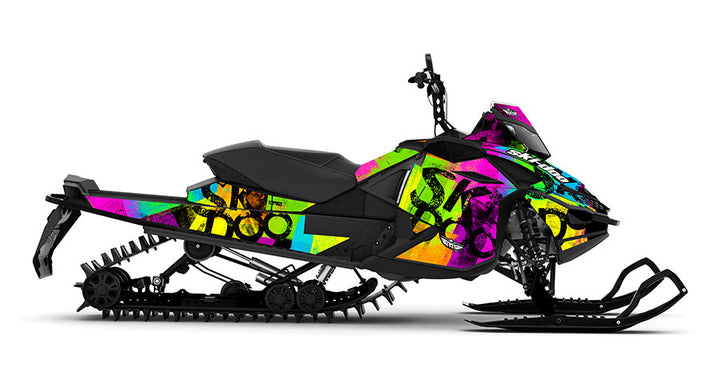 Doo Roller Ski-Doo REV-XP Sled Wrap Decal