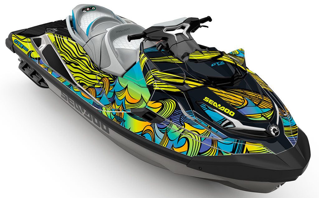 Endless Summer Yellow Green Sea-Doo GTX Graphics