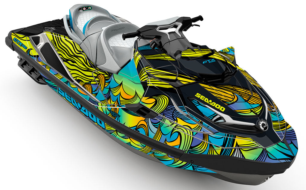 Endless Summer Yellow Green Sea-Doo GTX Graphics