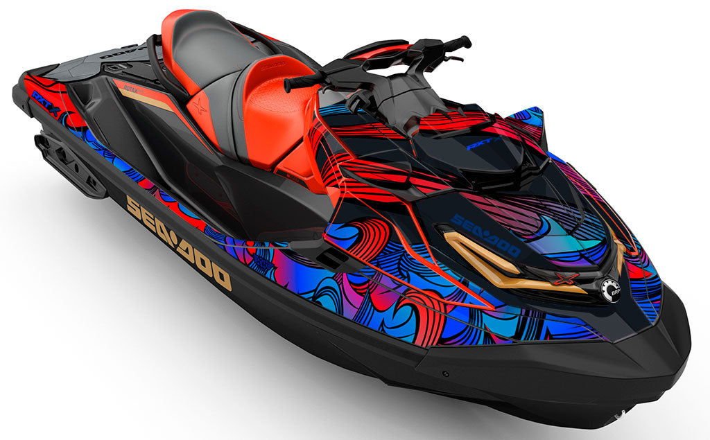 Endless Summer DrkBlue Blue Sea-Doo RXT Graphics