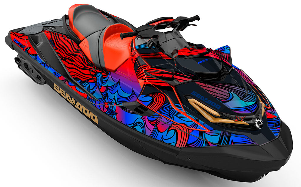 Endless Summer DrkBlue Blue Sea-Doo RXT Graphics