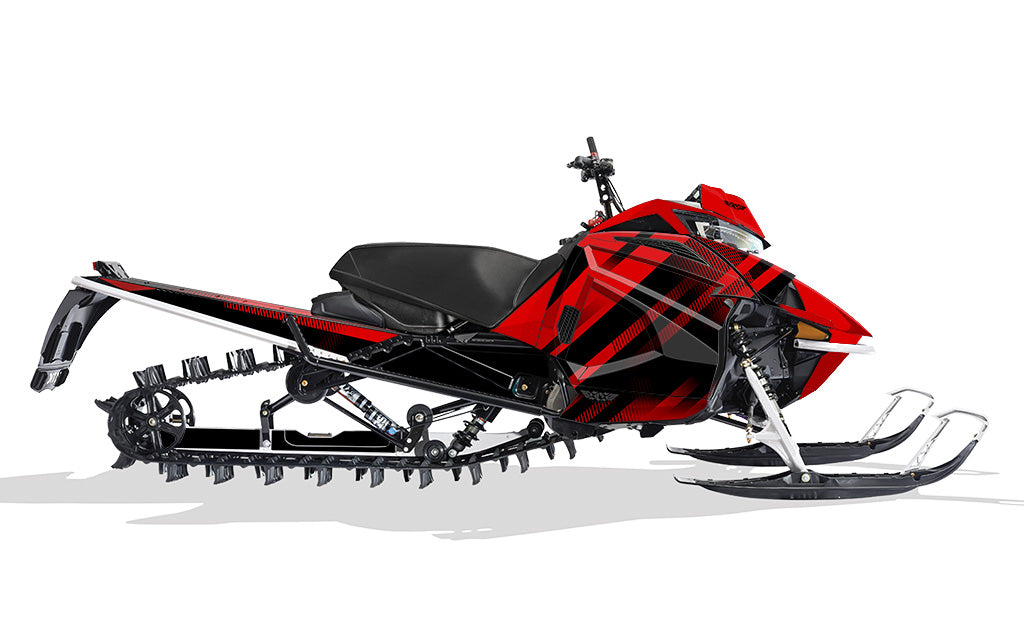 Faded Arctic Cat Ascender Sled Wraps