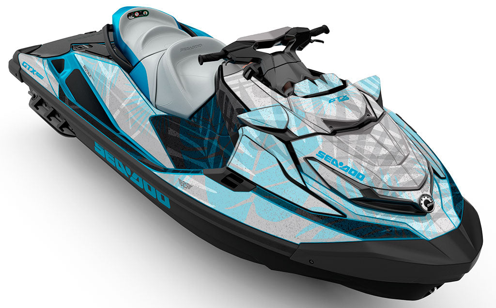 Flora Cyan Grey Sea-Doo GTX Graphics