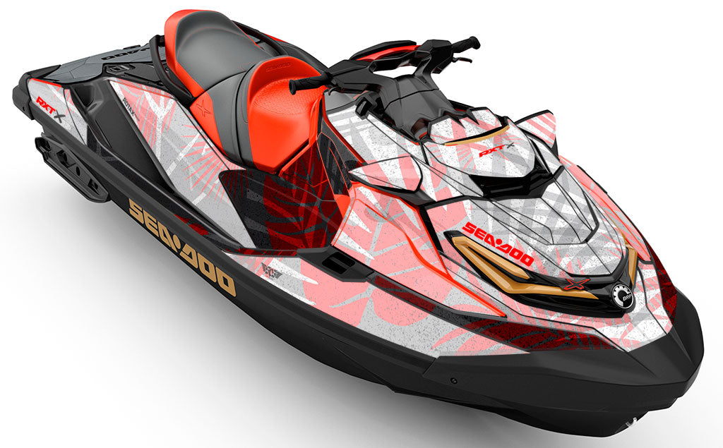 Flora Red White Sea-Doo RXT Graphics