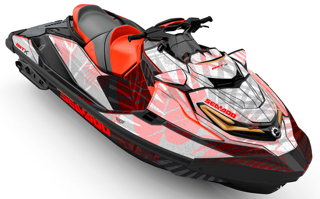 Flora Red White Sea-Doo RXT Graphics