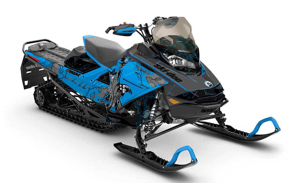 Freebird Orange Scandiblue Ski-Doo REV Gen4 Backcountry Premium