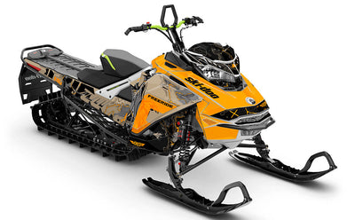 Freebird Red CatGrey Ski-Doo REV Gen4 Freeride Full Coverage Sled Wrap