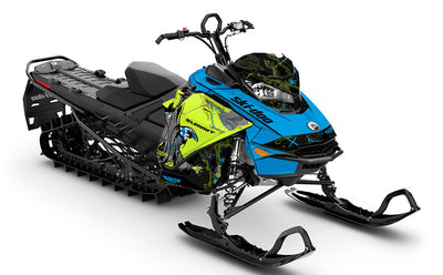 Freebird Orange Tan Ski-Doo REV Gen4 Summit Full Coverage Sled Wrap