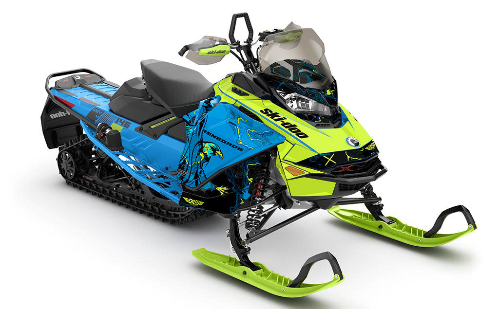 Freebird Manta Octane Ski-Doo REV Gen4 Renegade Premium Coverage Sled Wrap