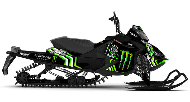 Heath Frisby Monster Ski-Doo REV-XP Sled Wrap Decal