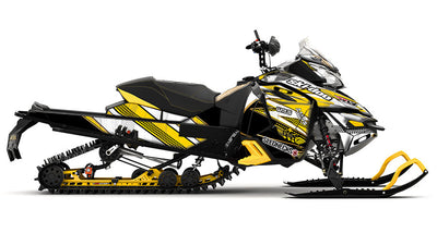 Frisby Gold Ski-Doo REV-XS Sled Wrap